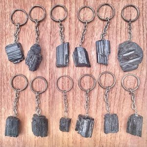 Black Tourmaline Keychain